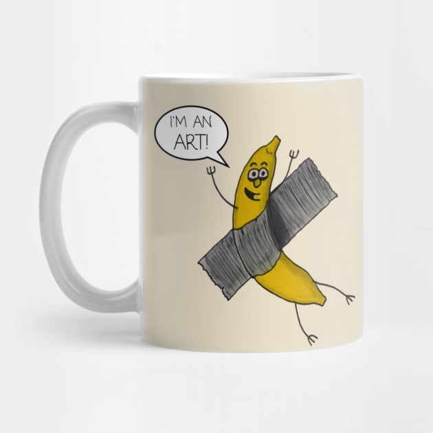 Duct-Taped Banana by penguinsam